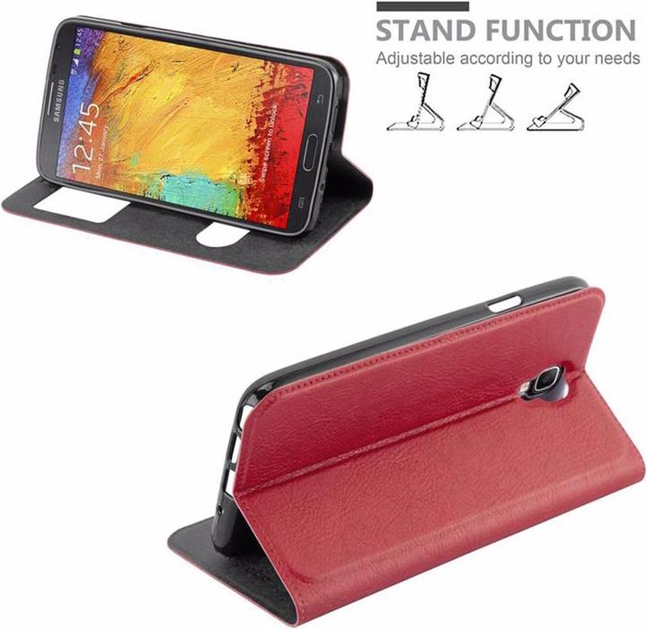 Actual product image Cadorabo Book with View double window cover (Samsung Galaxy Note 3 Neo)