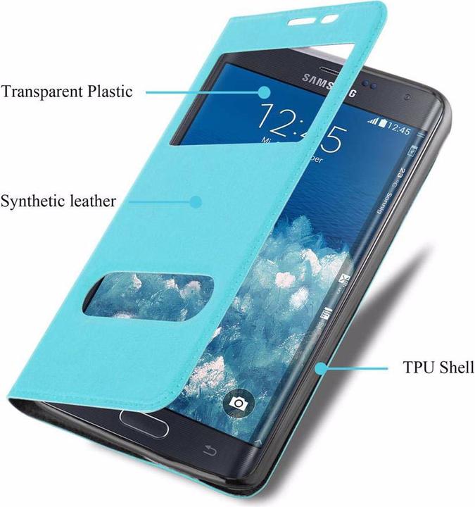 Produktbild Cadorabo Book mit View Doppelfenster Cover (Samsung Galaxy Note Edge)
