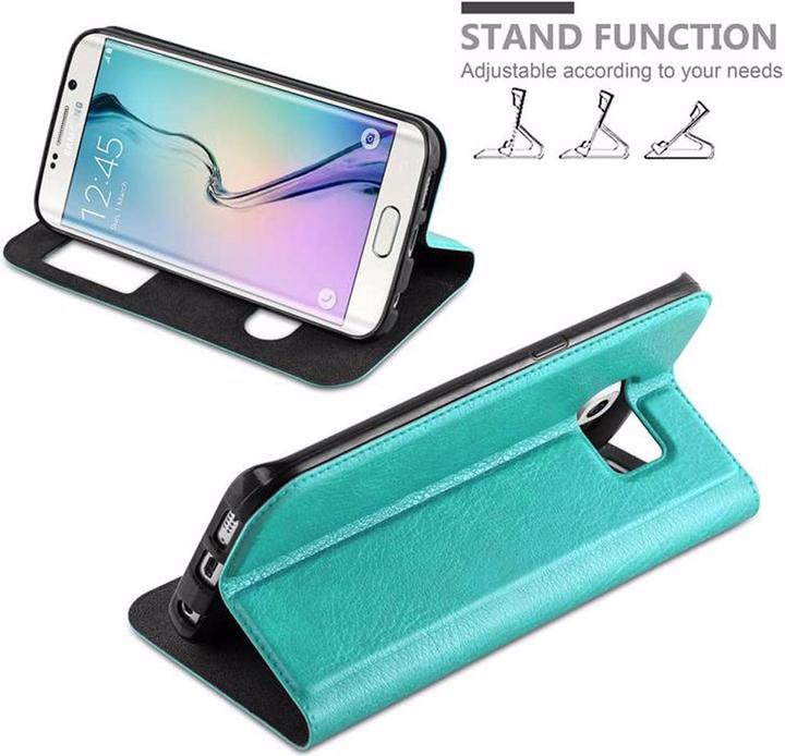 Productafbeelding Cadorabo Boek met Uitzicht Dubbele Raambedekking (Samsung Galaxy S6 Edge+)
