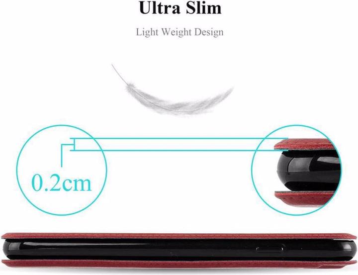 Actual product image Cadorabo Book with View double window cover (Samsung Galaxy Note 5)