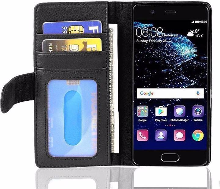 Produktbild Cadorabo Book mit 3 Kartenfächer Cover (Huawei P10)