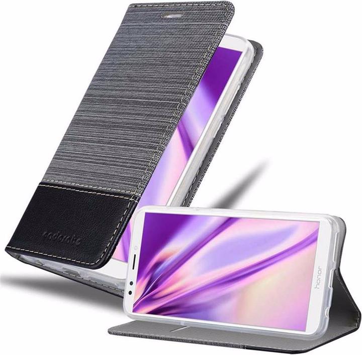 Produktbild Cadorabo Book Jeans Optik Cover (Honor 7c)