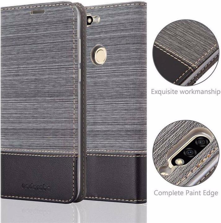 Produktbild Cadorabo Book Jeans Optik Cover (Honor 7c)