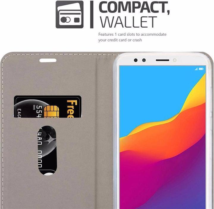 Produktbild Cadorabo Book Jeans Optik Cover (Honor 7c)