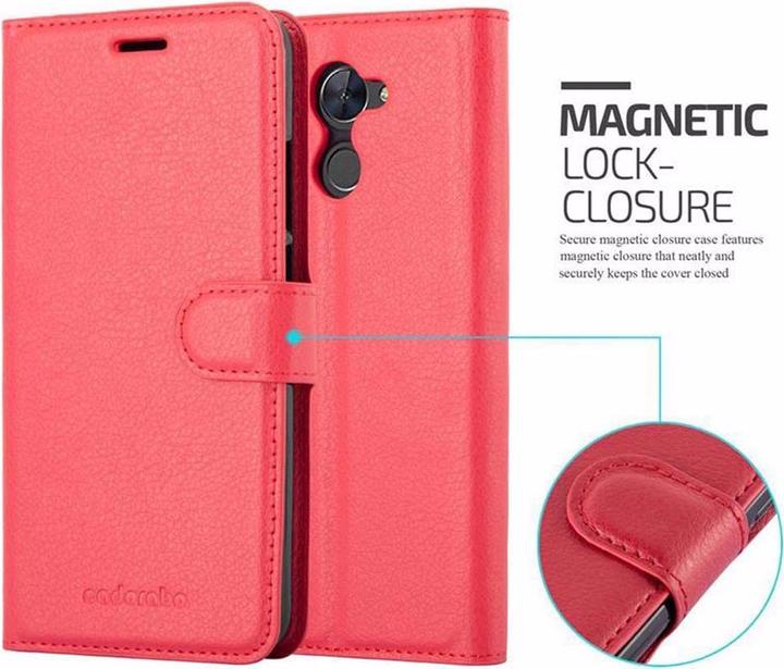 Actual product image Cadorabo Book with stand function cover (Huawei Enjoy 7 Plus)