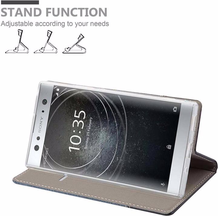 Image du produit Cadorabo Couverture look jeans Book (Sony Xperia XA2 Ultra)