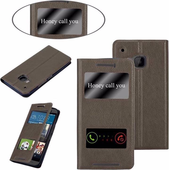 Produktbild Cadorabo Book mit View Doppelfenster Cover (HTC One M9)