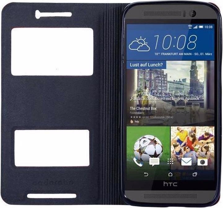 Produktbild Cadorabo Book mit View Doppelfenster Cover (HTC One M9)