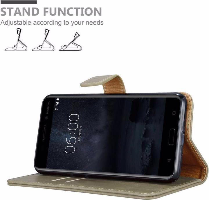 Actual product image Cadorabo Book Luxury Cover (Apple iPhone 8)
