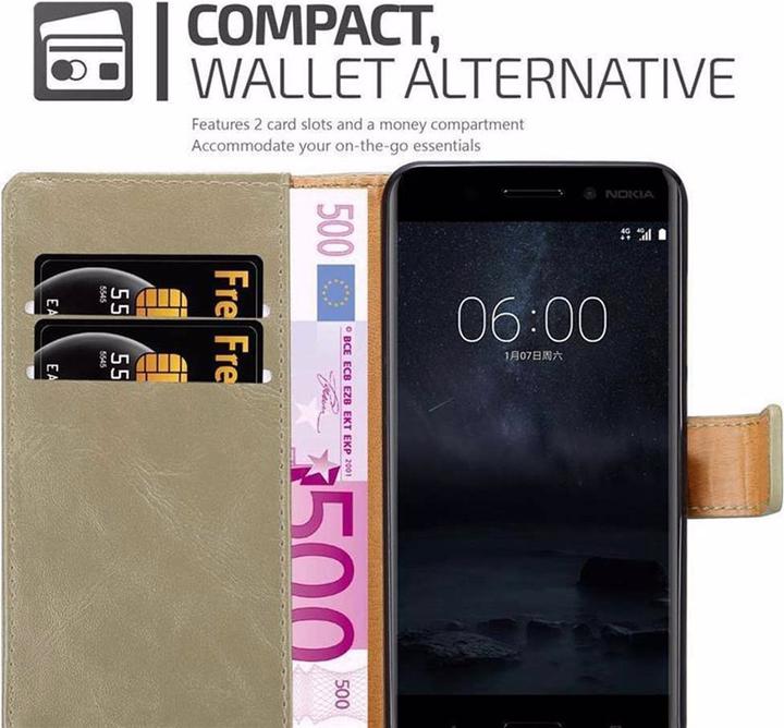 Actual product image Cadorabo Book Luxury Cover (Apple iPhone 8)