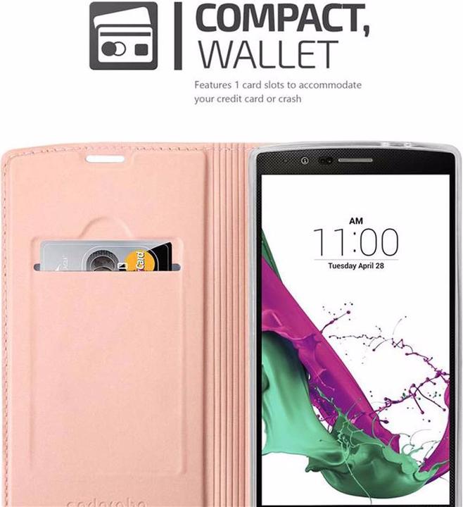 Produktbild Cadorabo Book Classy Style Cover (LG G4, Motorola Moto G4 Plus)