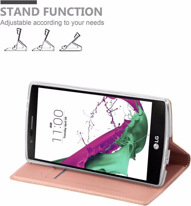 Produktbild Cadorabo Book Classy Style Cover (LG G4, Motorola Moto G4 Plus)
