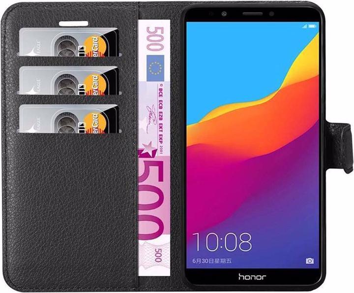 Actual product image Cadorabo Book with stand function cover (Honor 7c)
