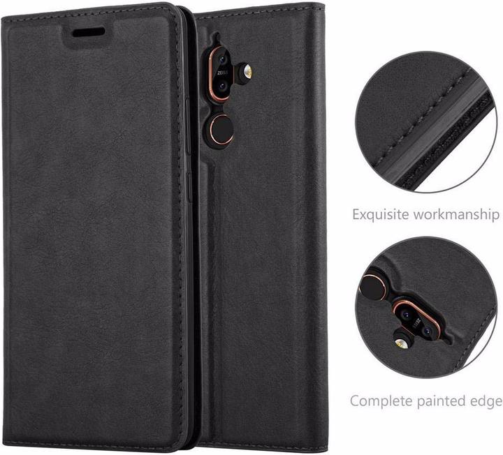 Actual product image Cadorabo Book Invisible Magnet Cover (Nokia 7 Plus)