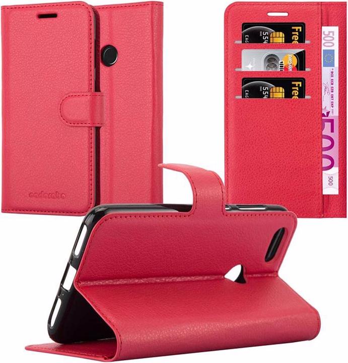 Actual product image Cadorabo Book with stand function cover (Huawei Y6 Pro)