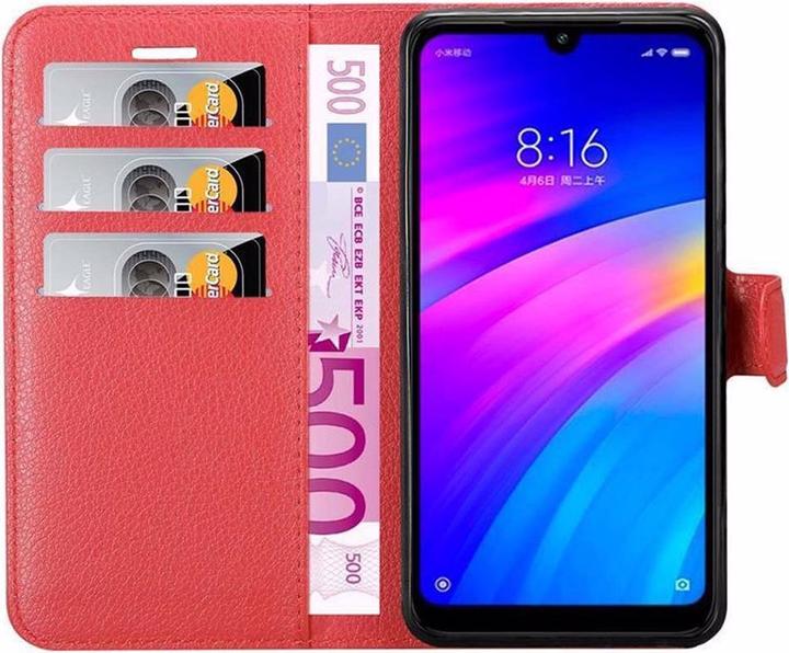 Actual product image Cadorabo Book with stand function cover (Xiaomi Redmi 7)