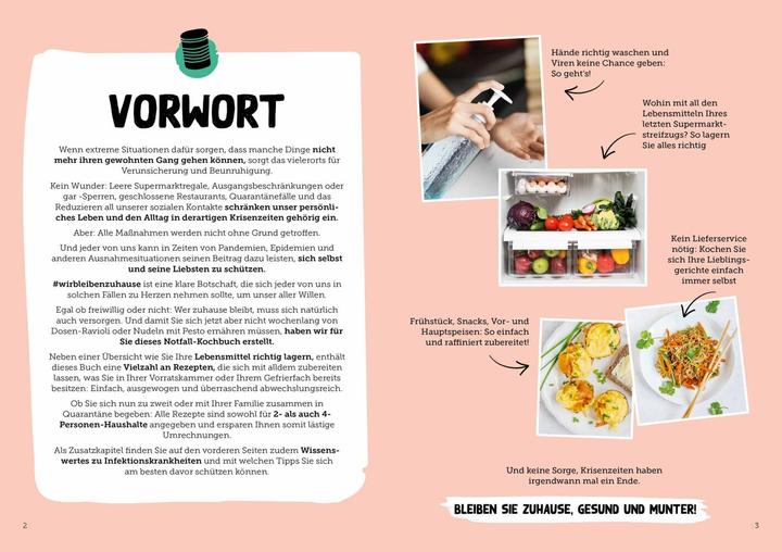 Actual product image #wirbleibenzuhause – Das Kochbuch für alle Krisen und Notfälle (German, Rose Marie Donhauser, Christina Wiedemann, Dagmar Reichel, Daniel Kauth, Gabriele Gugetzer, Sabrina Sue Daniels, Anne Iburg, 2020)