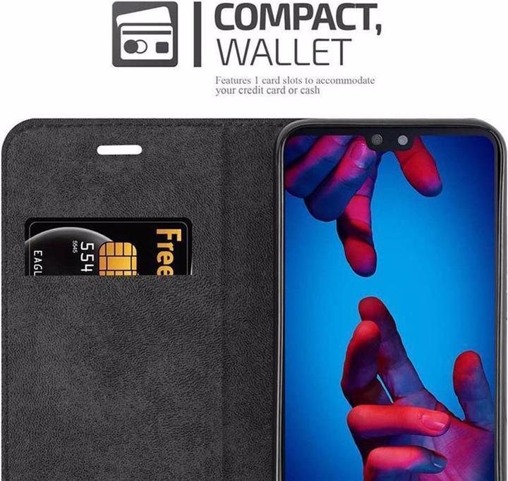 Actual product image Cadorabo Book Invisible Magnet Cover (Huawei P20)