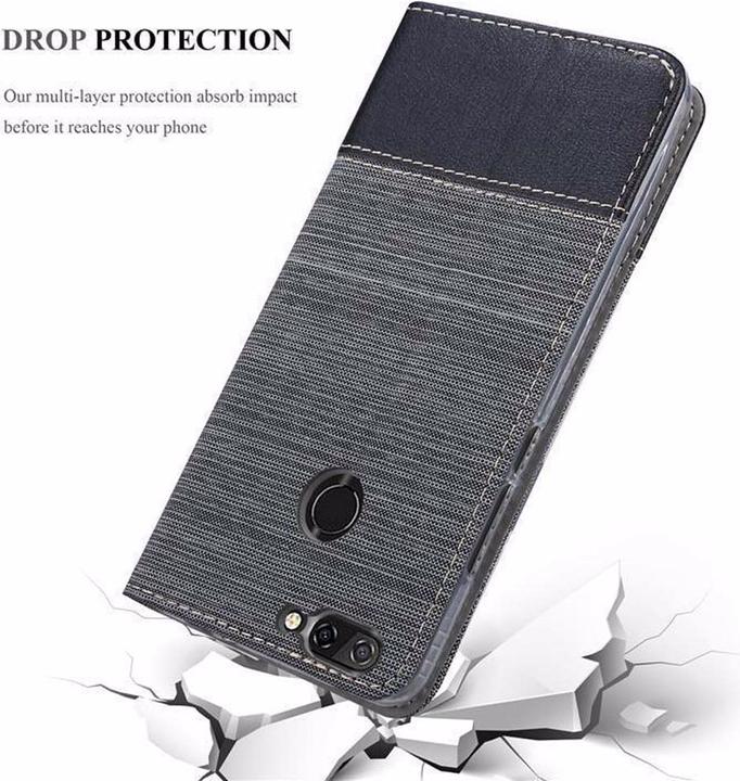 Produktbild Cadorabo Book Jeans Optik Cover (ZTE Blade V9)