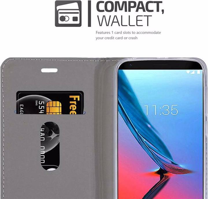 Produktbild Cadorabo Book Jeans Optik Cover (ZTE Blade V9)