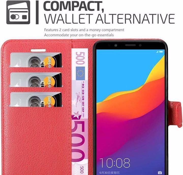 Produktbild Cadorabo Book mit Standfunktion Cover (Honor 7c)