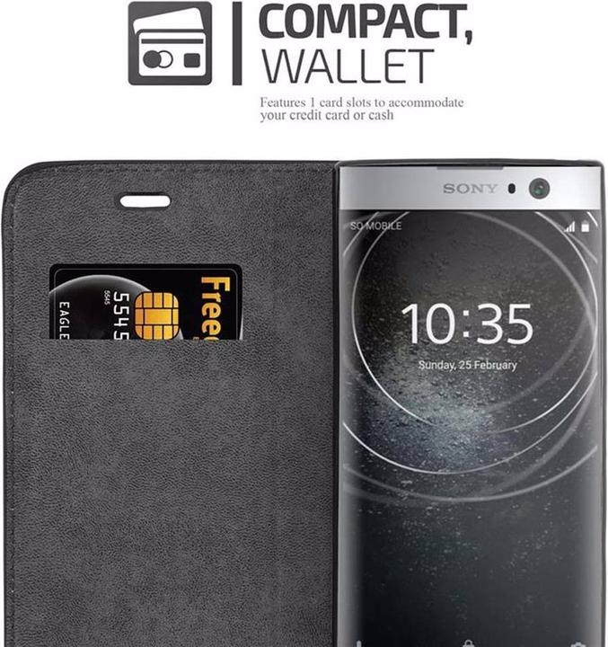 Productafbeelding Cadorabo Boek Onzichtbare Magneethoes (Sony Xperia XA2)