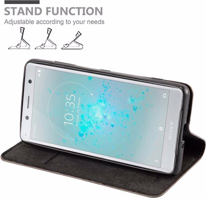 Productafbeelding Cadorabo Boek Onzichtbare Magneethoes (Sony Xperia XZ2)