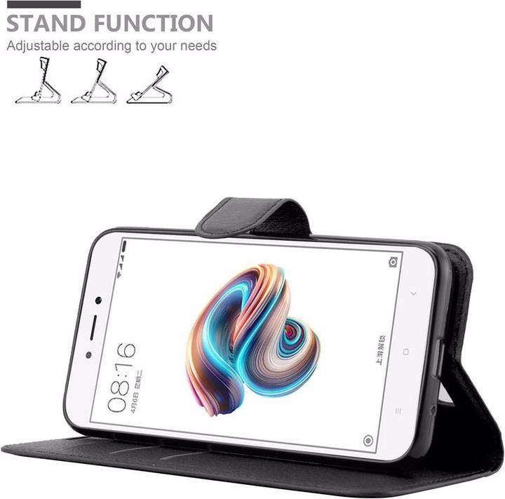 Actual product image Cadorabo Book with stand function cover (Xiaomi Redmi 5A)