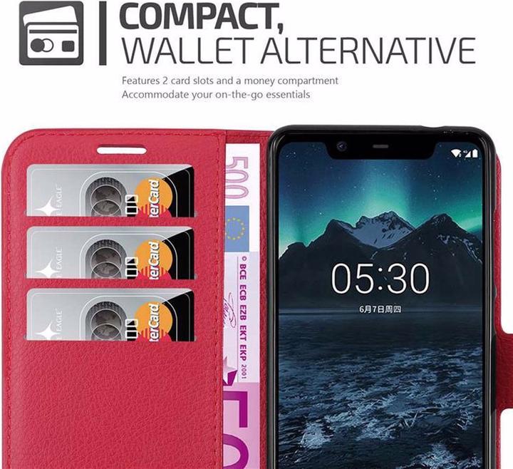 Image du produit Cadorabo Book avec fonction stand Cover (Nokia 5.1)