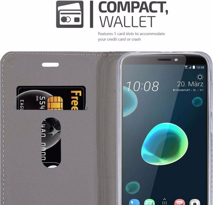 Productafbeelding Cadorabo Boek Jeans Optiek Cover (HTC Desire 12+)