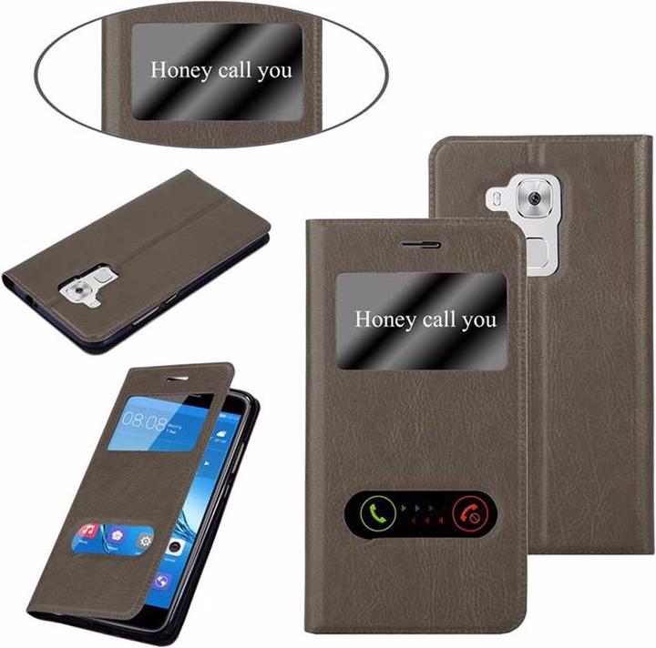 Produktbild Cadorabo Book mit View Doppelfenster Cover (Huawei Nova Plus)
