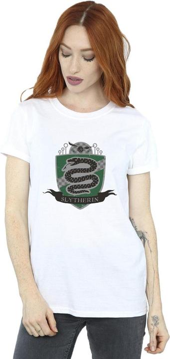 Image du produit - T-shirt SLYTHERIN CHEST BADGE - Femme (XL)