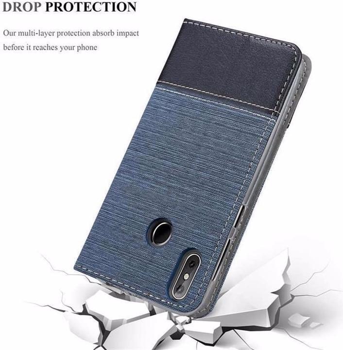 Actual product image Cadorabo Book Jeans Optics Cover (Samsung Galaxy J3 Pro)