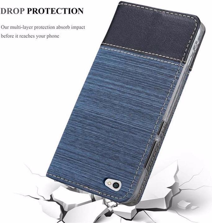 Productafbeelding Cadorabo Boek Jeans Optiek Cover (Xiaomi Redmi Note 5A)