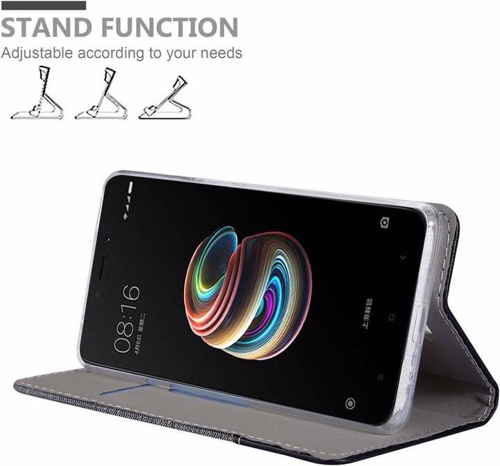 Image du produit Cadorabo Couverture look jeans Book (Xiaomi Redmi 5A)