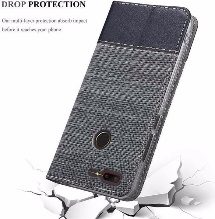 Produktbild Cadorabo Book Jeans Optik Cover (ZTE Nubia N3)
