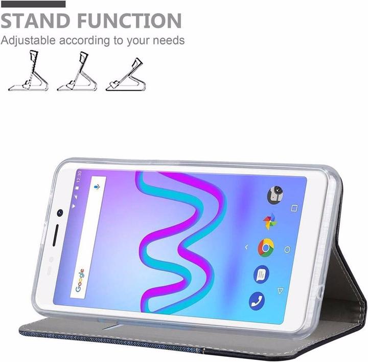 Productafbeelding Cadorabo Boek Jeans Optiek Cover (Wiko Jerry 3)