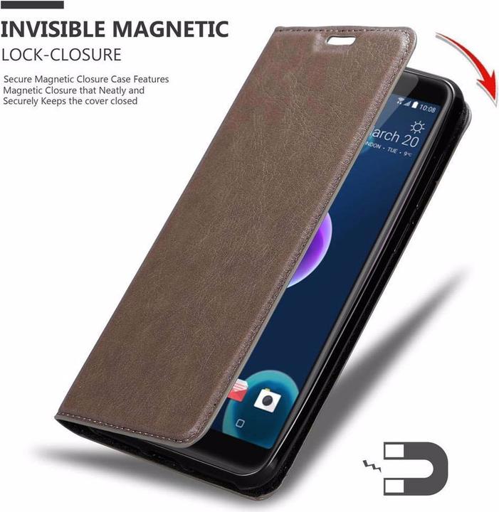 Productafbeelding Cadorabo Boek Onzichtbare Magneethoes (HTC Desire 12)