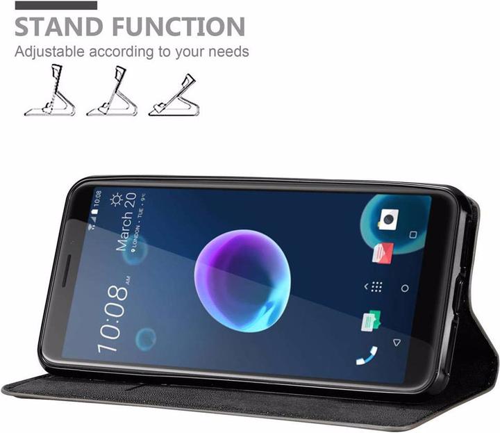 Productafbeelding Cadorabo Boek Onzichtbare Magneethoes (HTC Desire 12)