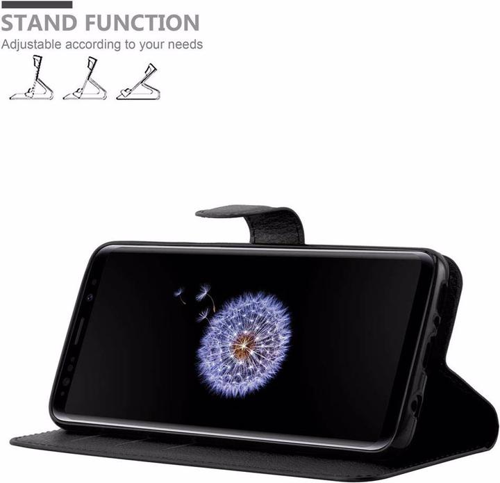 Actual product image Cadorabo Book with stand function cover (Samsung Galaxy S9+)