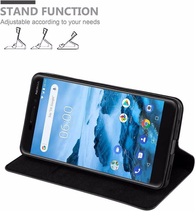 Produktbild Cadorabo Book Invisible Magnet Cover (Nokia 6.1)
