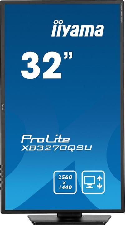 Produktbild iiyama 31.5IN IPS PANEL 2560X1440 100HZ 3MS 250CDM2 1200:1 TYPICAL (2560 x 1440 Pixel, 31.50")