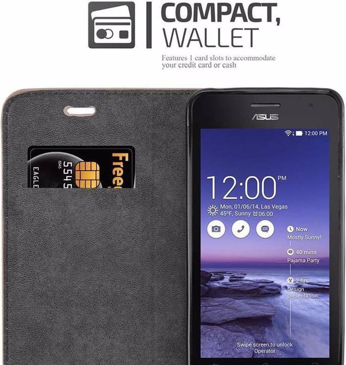 Produktbild Cadorabo Book Invisible Magnet Cover (Asus Zenfone 5 (ZE620KL))