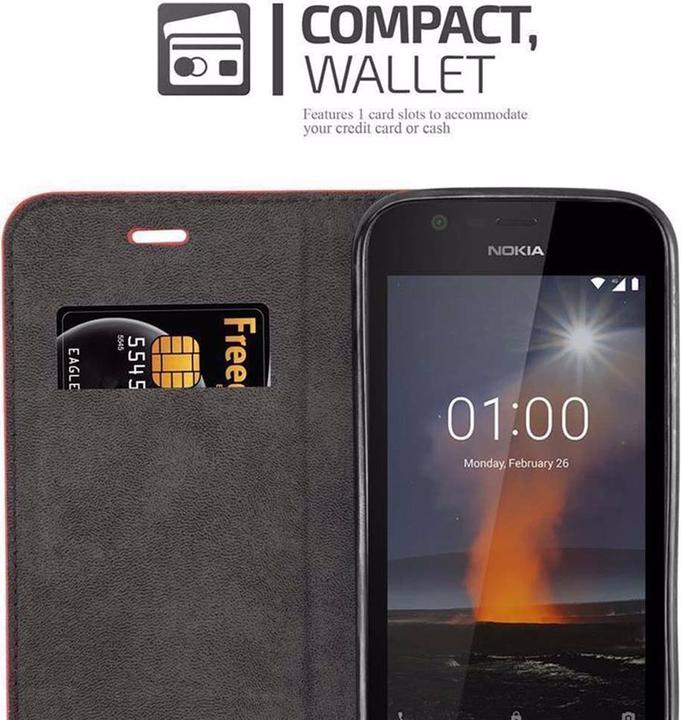 Produktbild Cadorabo Book Invisible Magnet Cover (Nokia 1)