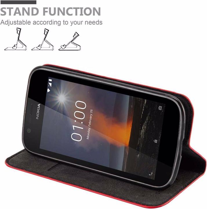 Produktbild Cadorabo Book Invisible Magnet Cover (Nokia 1)