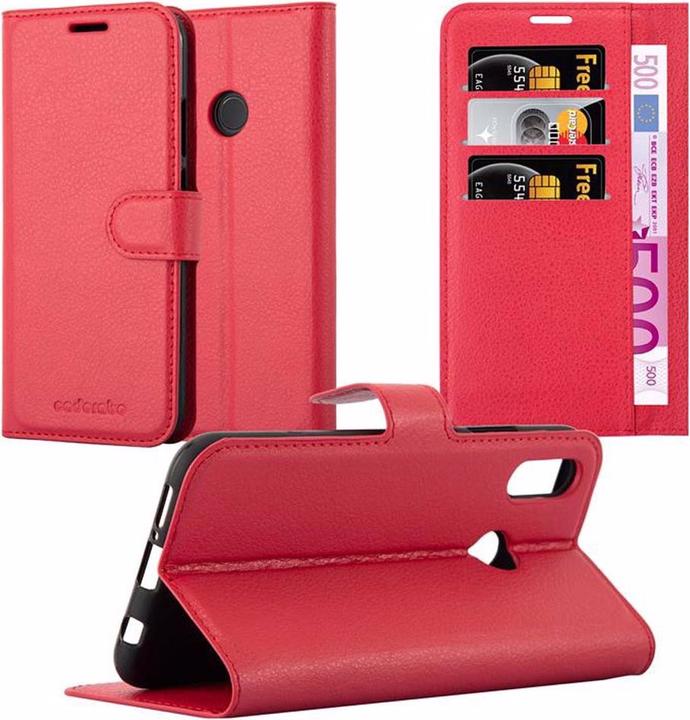 Actual product image Cadorabo Book with stand function cover (Huawei P20 Lite)