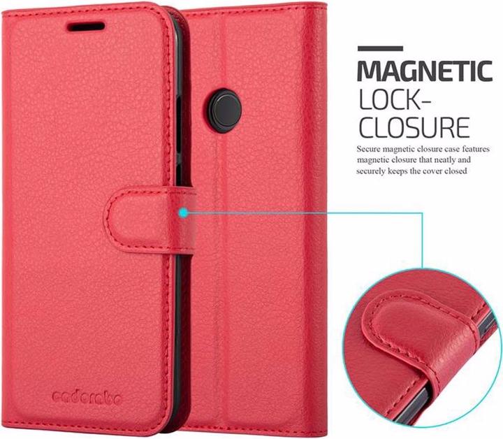 Actual product image Cadorabo Book with stand function cover (Huawei P20 Lite)