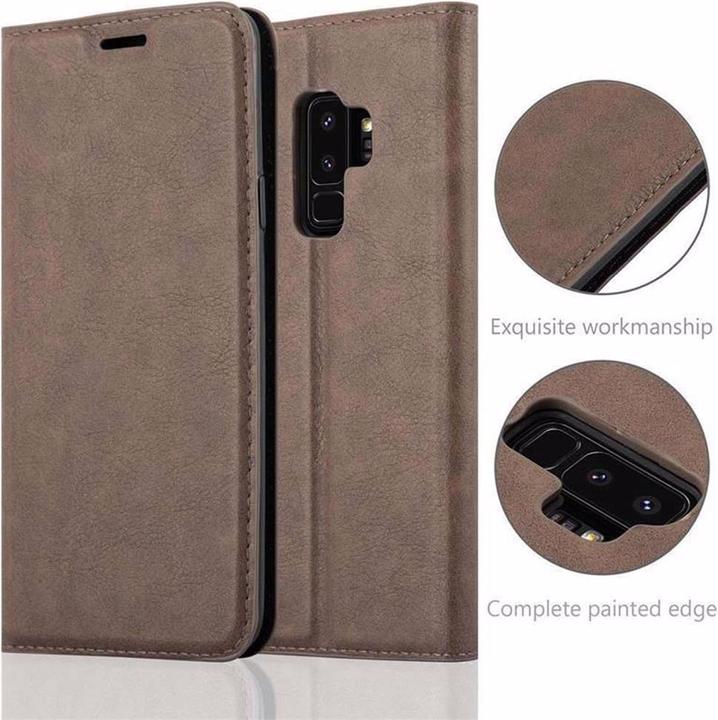 Actual product image Cadorabo Book Invisible Magnet Cover (Samsung Galaxy S9+)