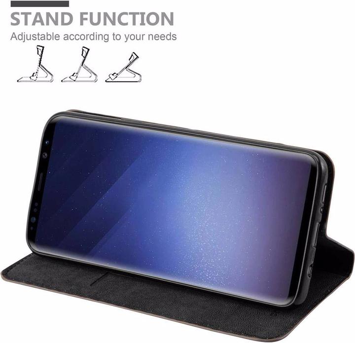 Actual product image Cadorabo Book Invisible Magnet Cover (Samsung Galaxy S9+)