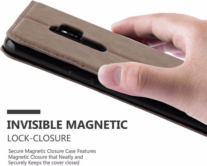 Actual product image Cadorabo Book Invisible Magnet Cover (Samsung Galaxy S9+)
